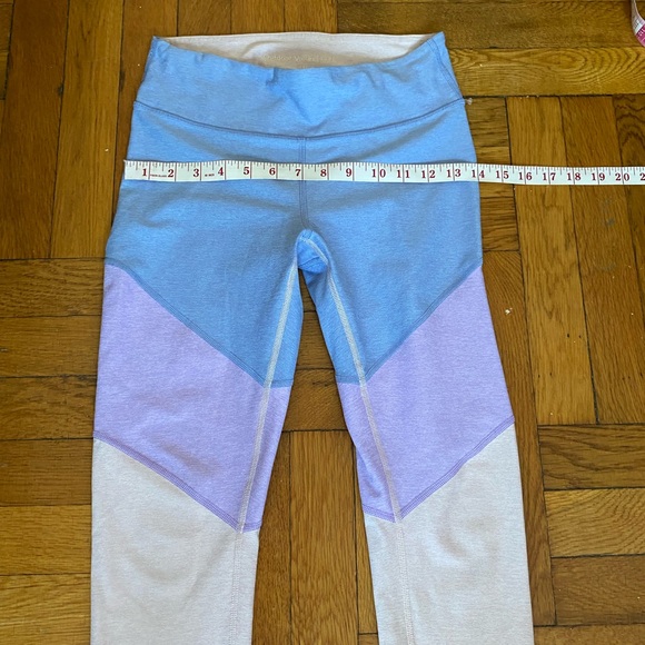 Outdoor Voices Blue and Purple Colorblock Leggings - Size S - Picture 3 of 5